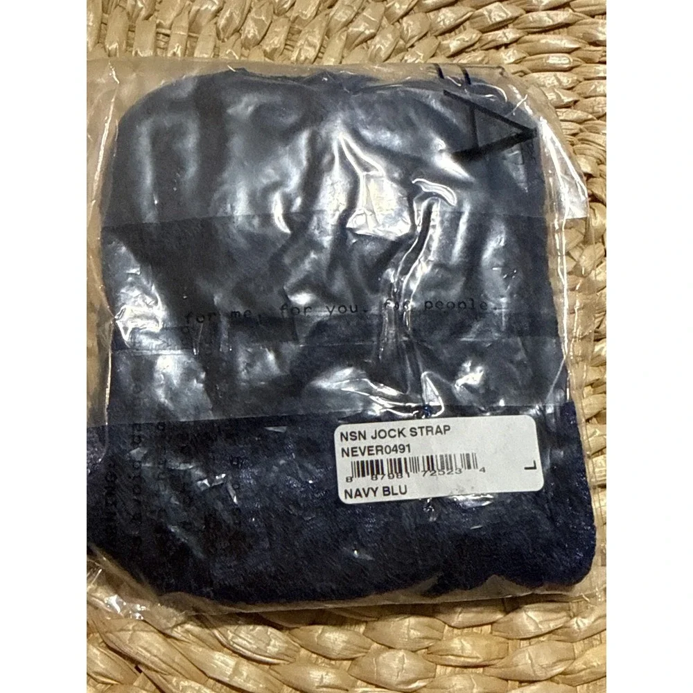 Cosabella Never Say Never Lace Jock Strap Navy Blue Men's New size L